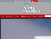 Tablet Screenshot of galeriadeviajes.com